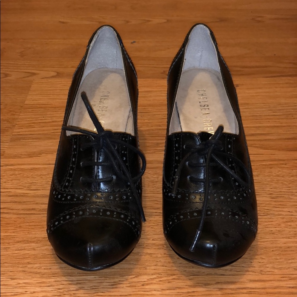 Chelsea Crew black Mission oxfords